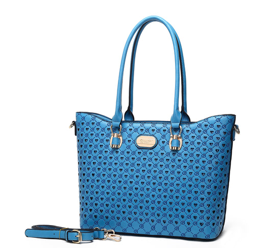 Millionaire Queen Double Layer Crystal Engraved Tote